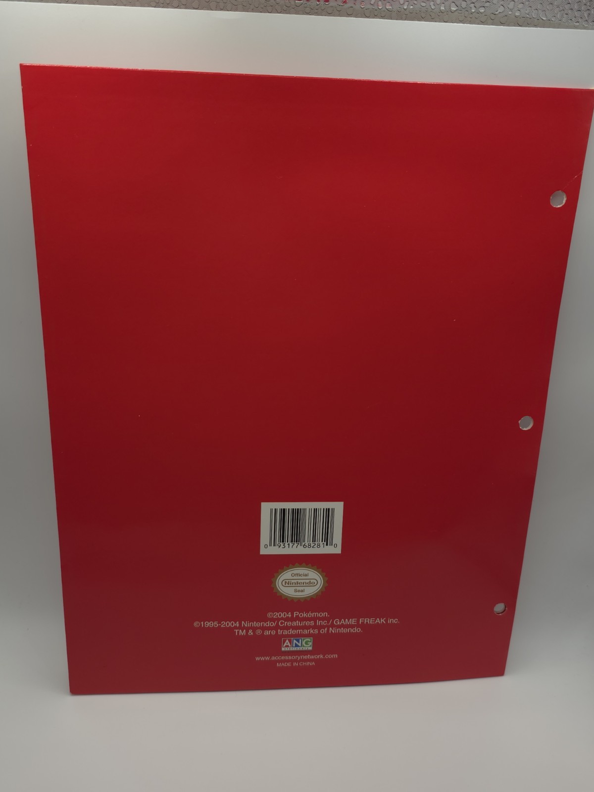2004 Pokémon Advanced Pikachu 2 Pocket School Folder Nintendo Unused
