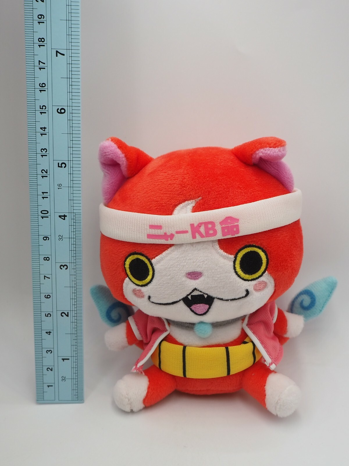Yokai Watch B0501 Jibanyan Meow Nya-KB Bandai Kuttari Plush 6″ Toy Doll Japan