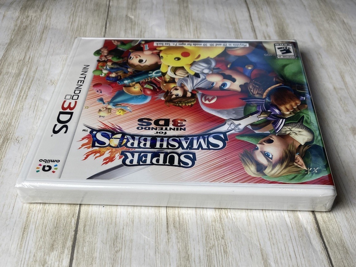 Super Smash Bros. For Nintendo 3DS – Brand New & Factory Sealed – Authentic