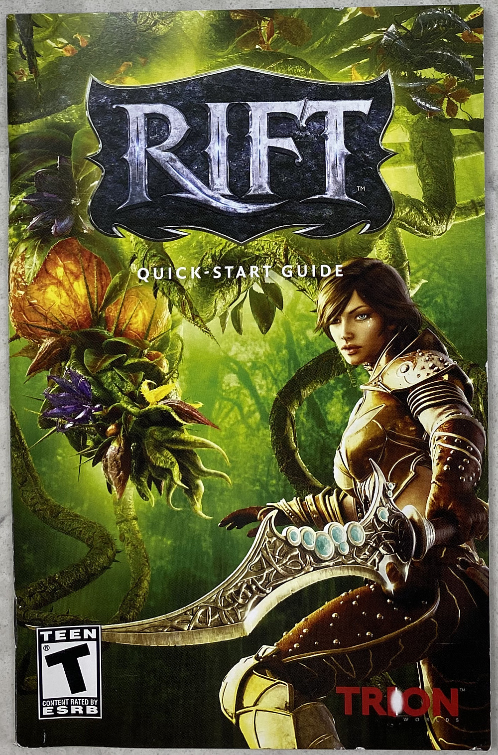Rift PC DVD-ROM Game (2011, Trion Worlds) w/ Box, Manual, Key Code, Map / Poster