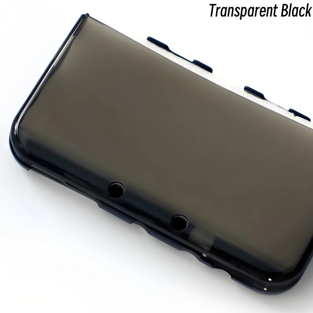 Transparent Protective Case for NEW 3DS XL / LL TPU Soft Cover Clear Black White