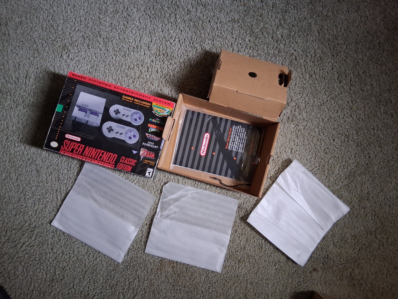 Super Nintendo SNES Classic Edition Mini Console Empty Box Only *No Console*