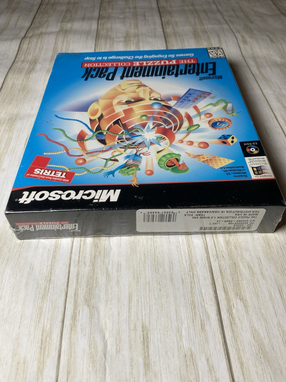 NEW SEALED – Microsoft Entertainment Pack: The Puzzle Collection (PC, 1997) RARE