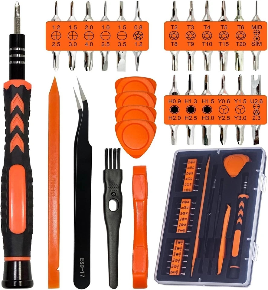 45PC Cleaning Repair Tool Set Screwdriver Kit For PS5 S4 Xbox Controller Console