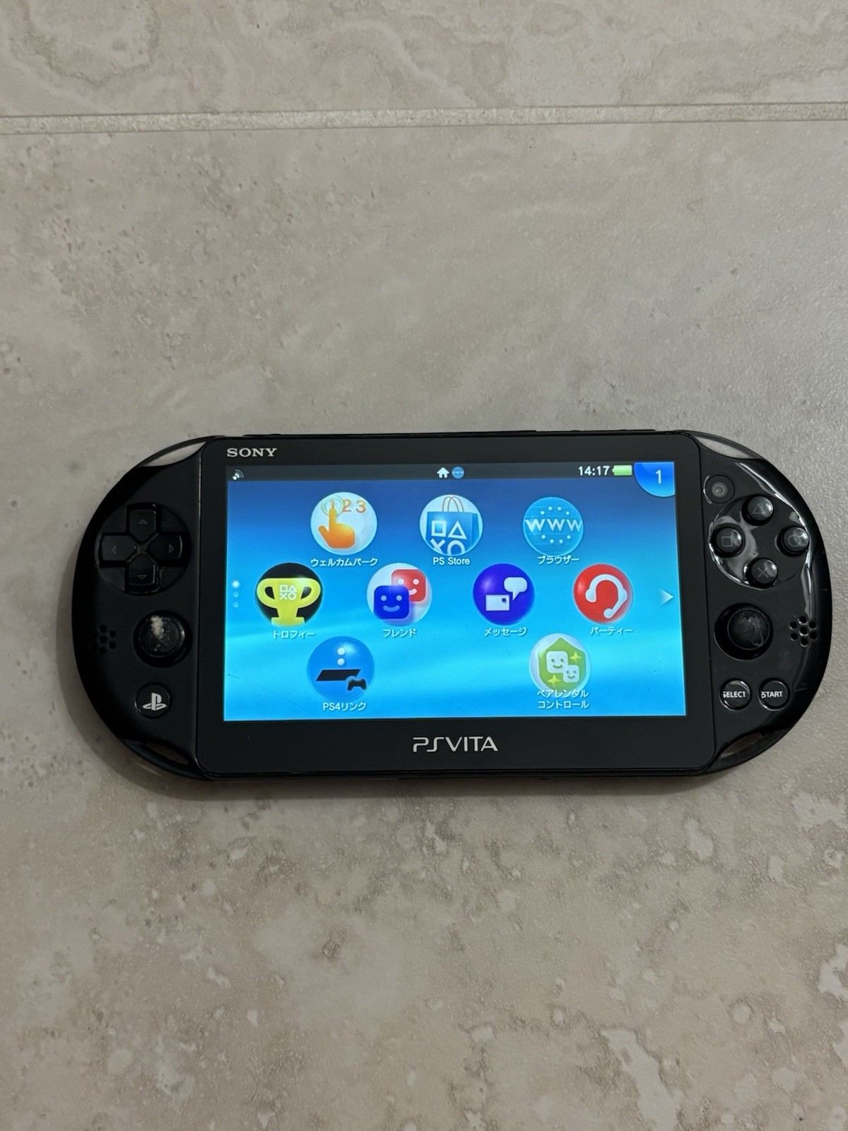 Sony PS Vita 2000 Slim PCH-2000 – Black Read Description