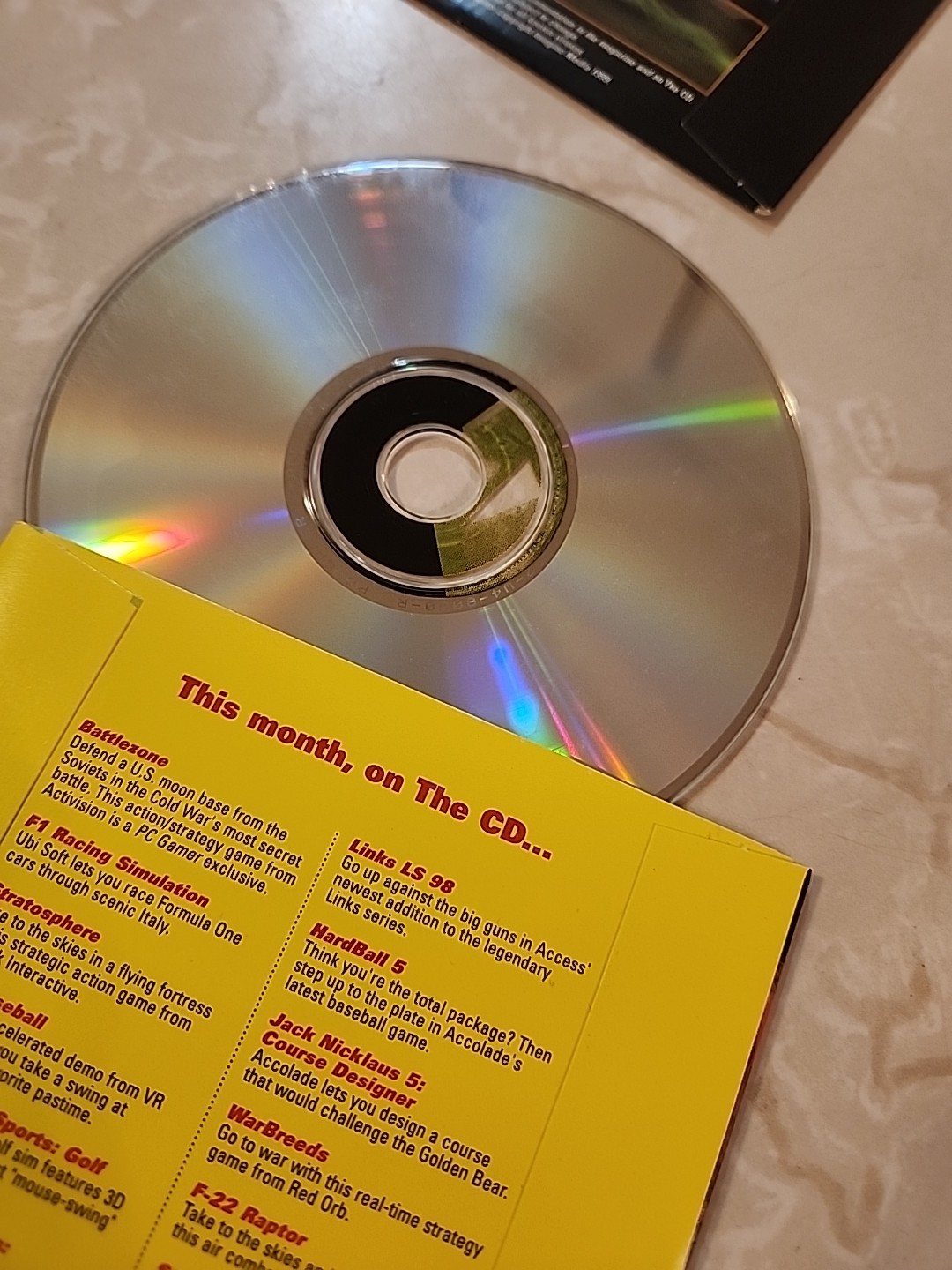 PC Gamer Demo Battlezone 1(Disc 3.13 Apr98), 2 (Disc 5.2 Nov 99) w Madden 00