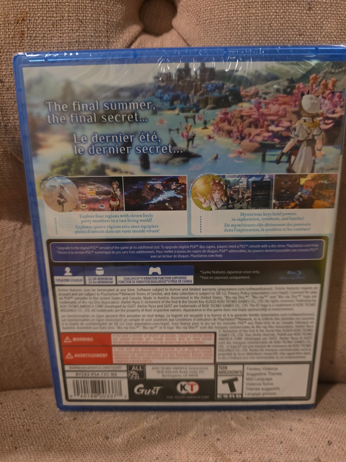Atelier Ryza 3: Alchemist of the End & the Secret Key – Sony PlayStation 4 New