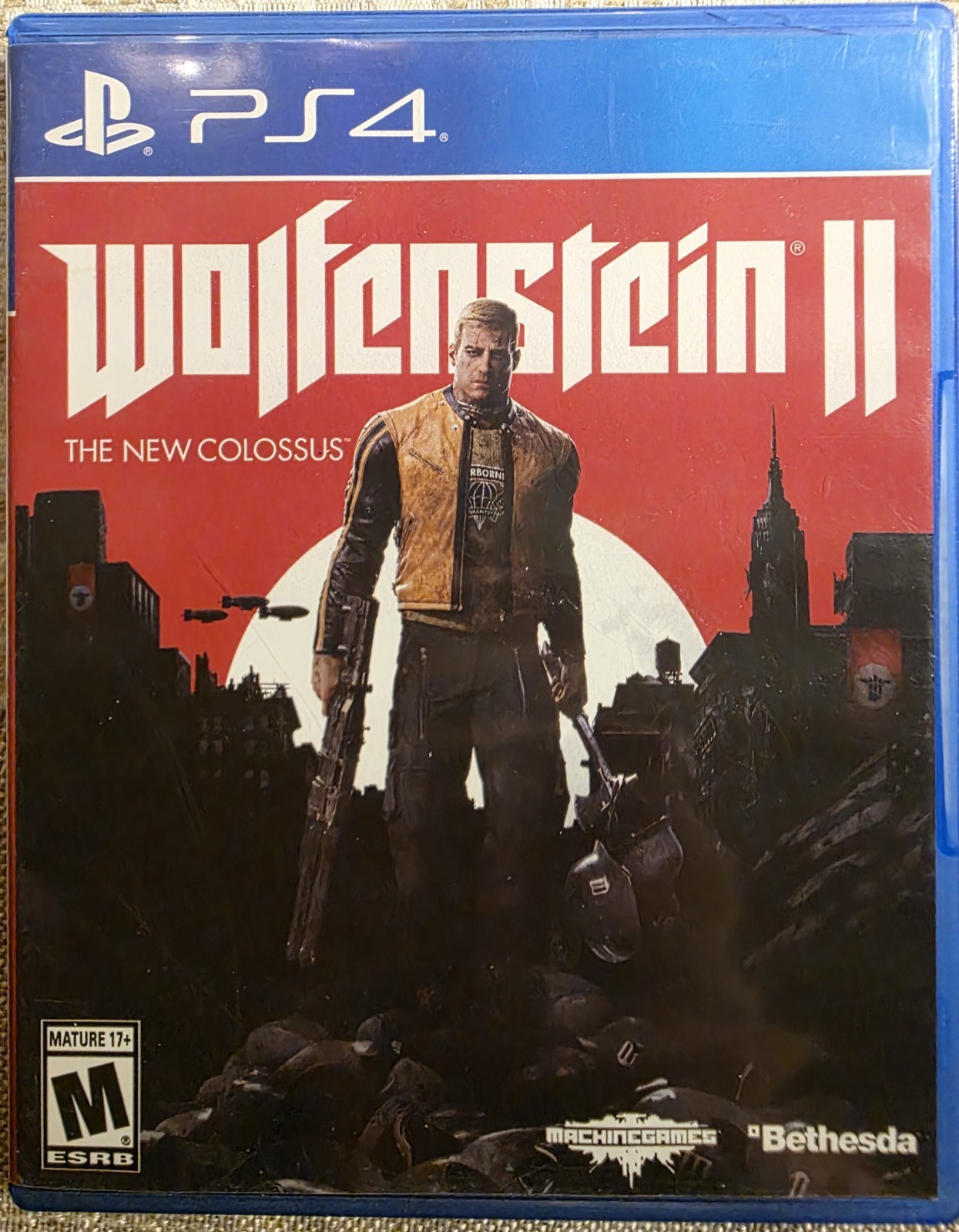Lot Of 2 PlayStation 4 Games Wolfenstein Series Working tested
