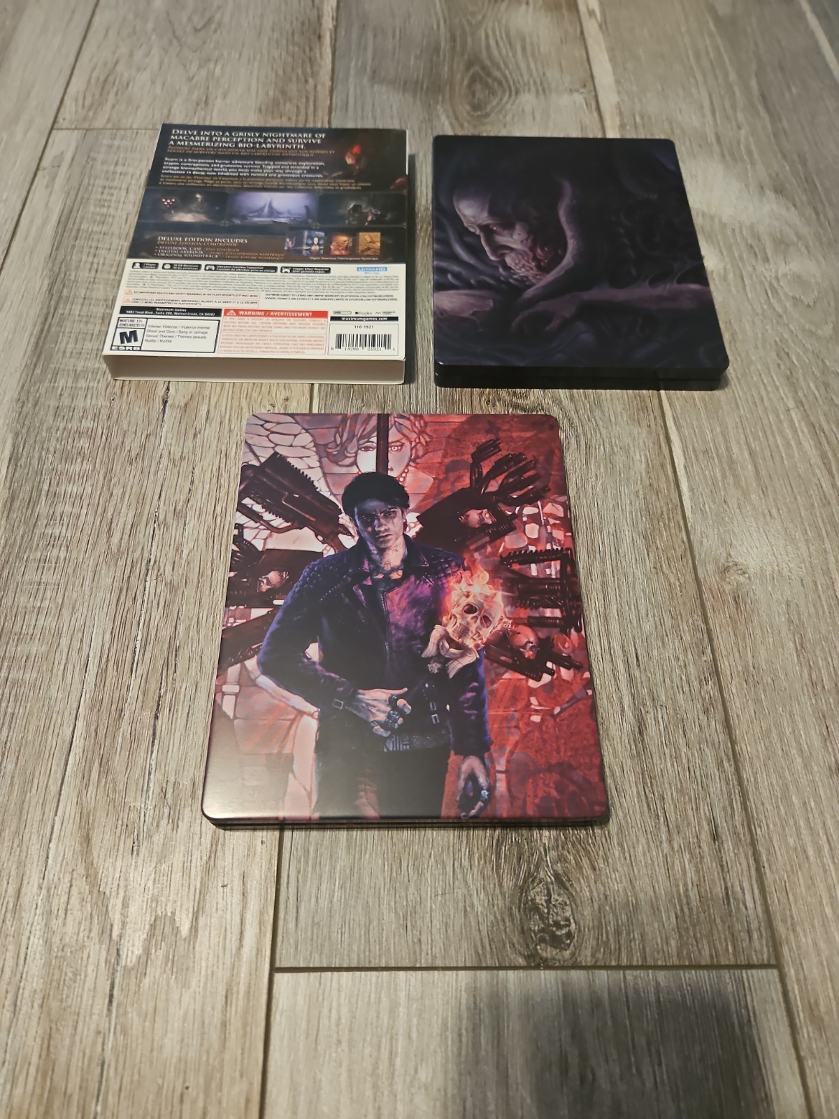 Scorn Deluxe Edition And Shadows Of The Damned Steelbook Ps5 Playstation 5 Read