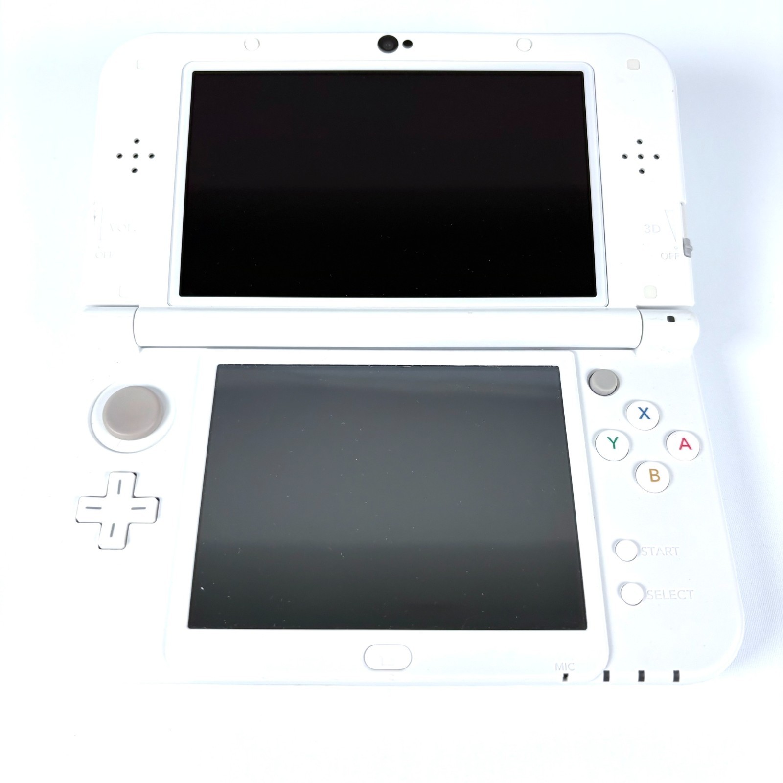 [Bottom IPS] new Nintendo 3DS XL LL Pearl White NTSC-J Japan [Excellent]