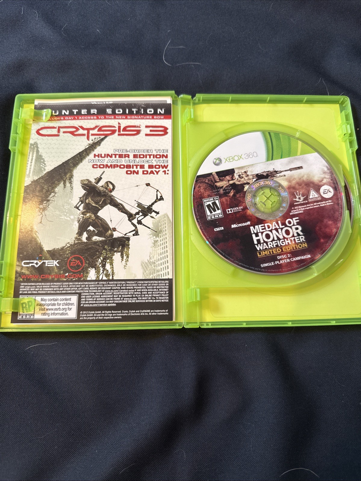 Medal of Honor: Warfighter — Limited Edition (Microsoft Xbox 360, 2012)