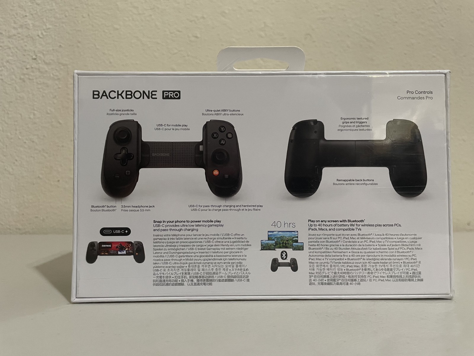 Brand New & Sealed Backbone Pro Wireless Controller For Mobile & Cloud Gaming