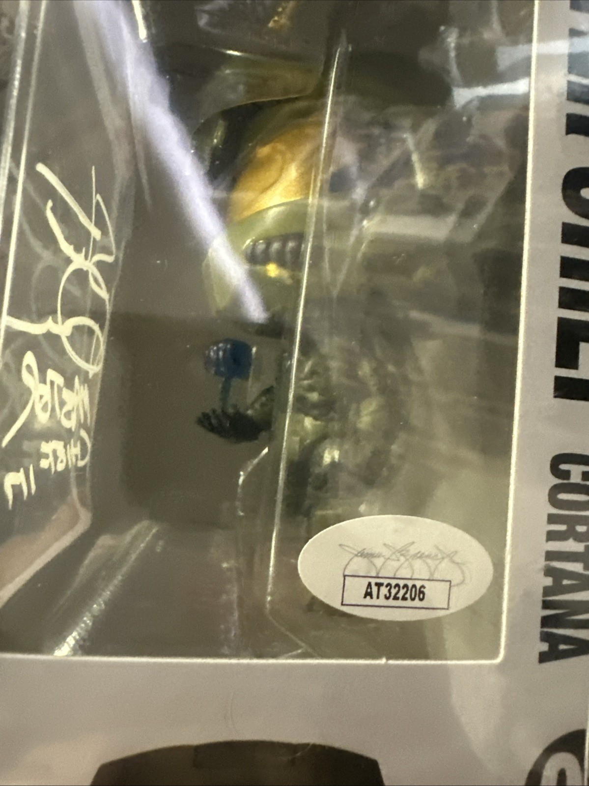 Funko Pop! Halo Master Chief with Cortana 07 Autographed JSA Certified