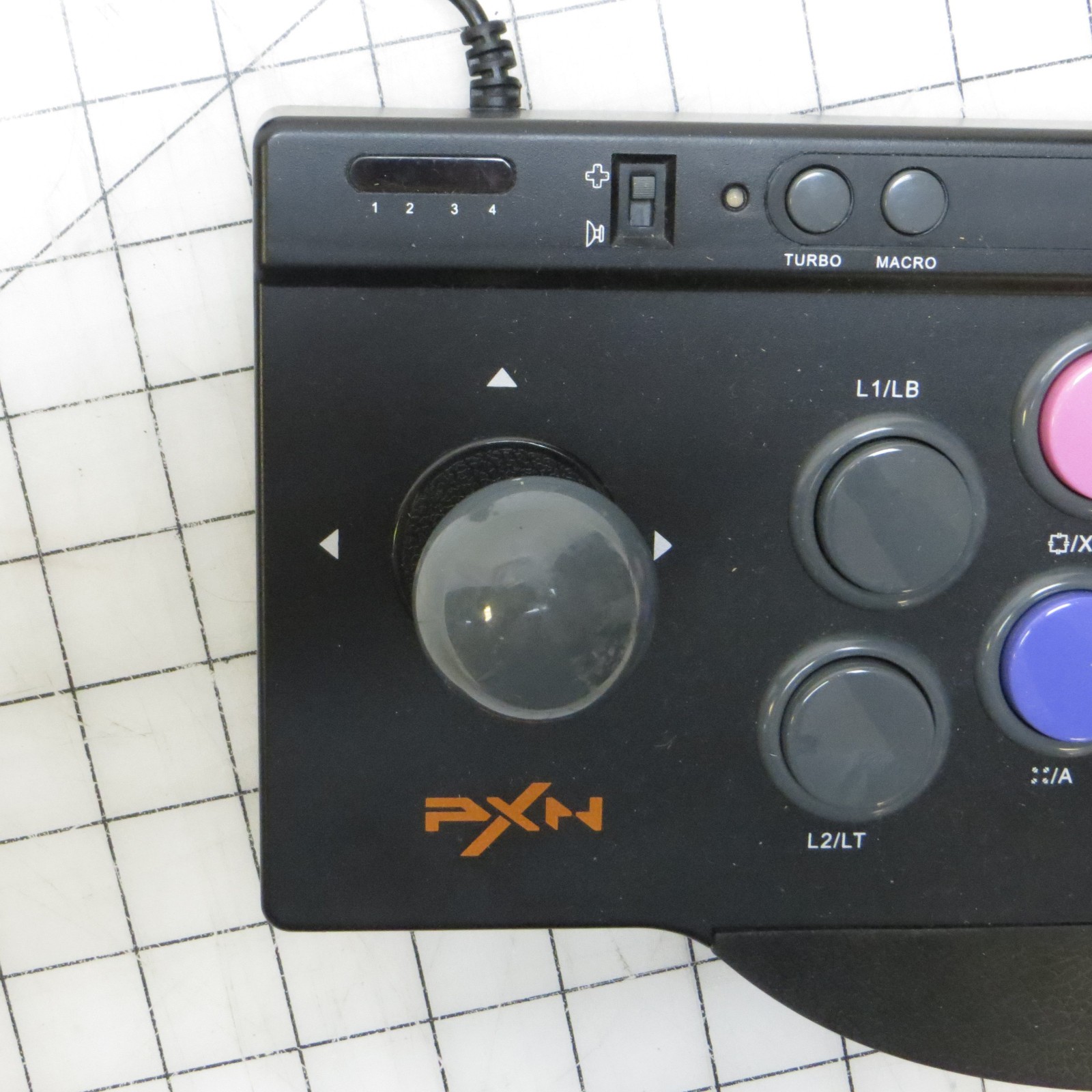 PXN PXN-0082 USB Wired Arcade Fight Stick Controller for PC & Consoles