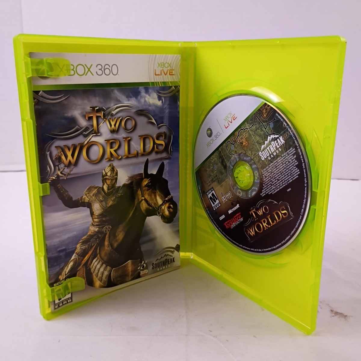 Microsoft Xbox 360 Video Game Bundle Dishonored, Reckoning, Fable, Two Worlds