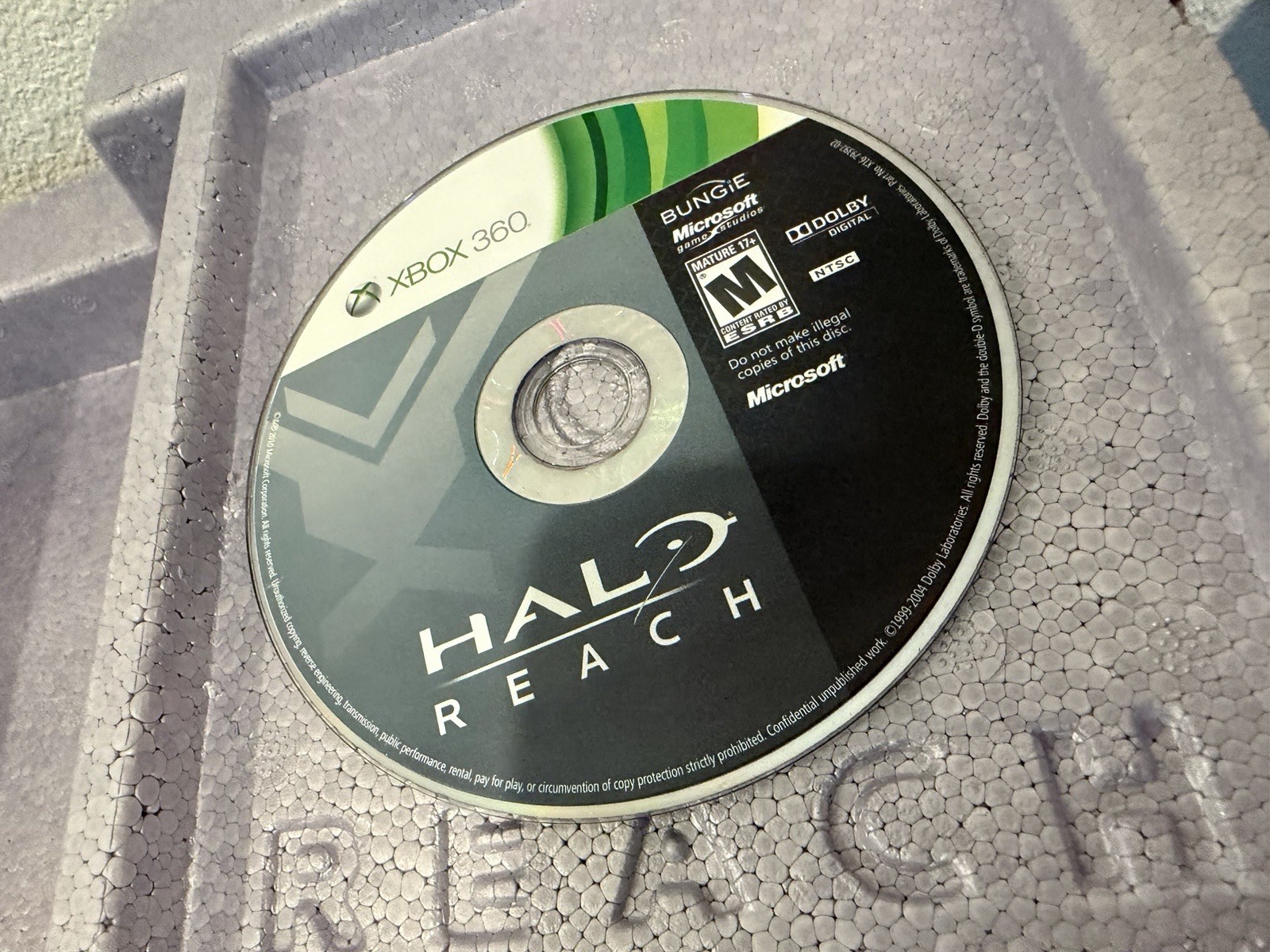 Xbox 360 Halo Reach Noble Team Legendary Limited Edition Statue W/Game & Box