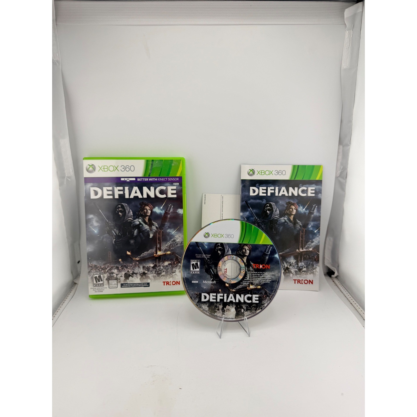 Defiance Microsoft Xbox 360 Game Trion Worlds Sci-Fi Shooter CIB NTSC 2013