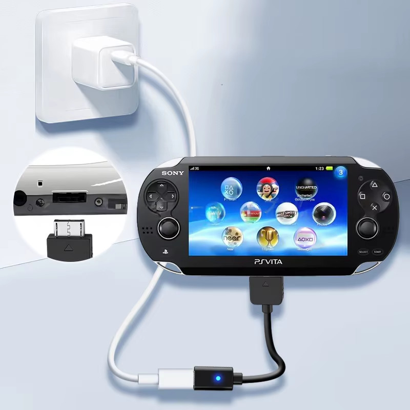 Type C to PSP Go Charging Cable USB Adapter Power Data Cord Sony PSP Go