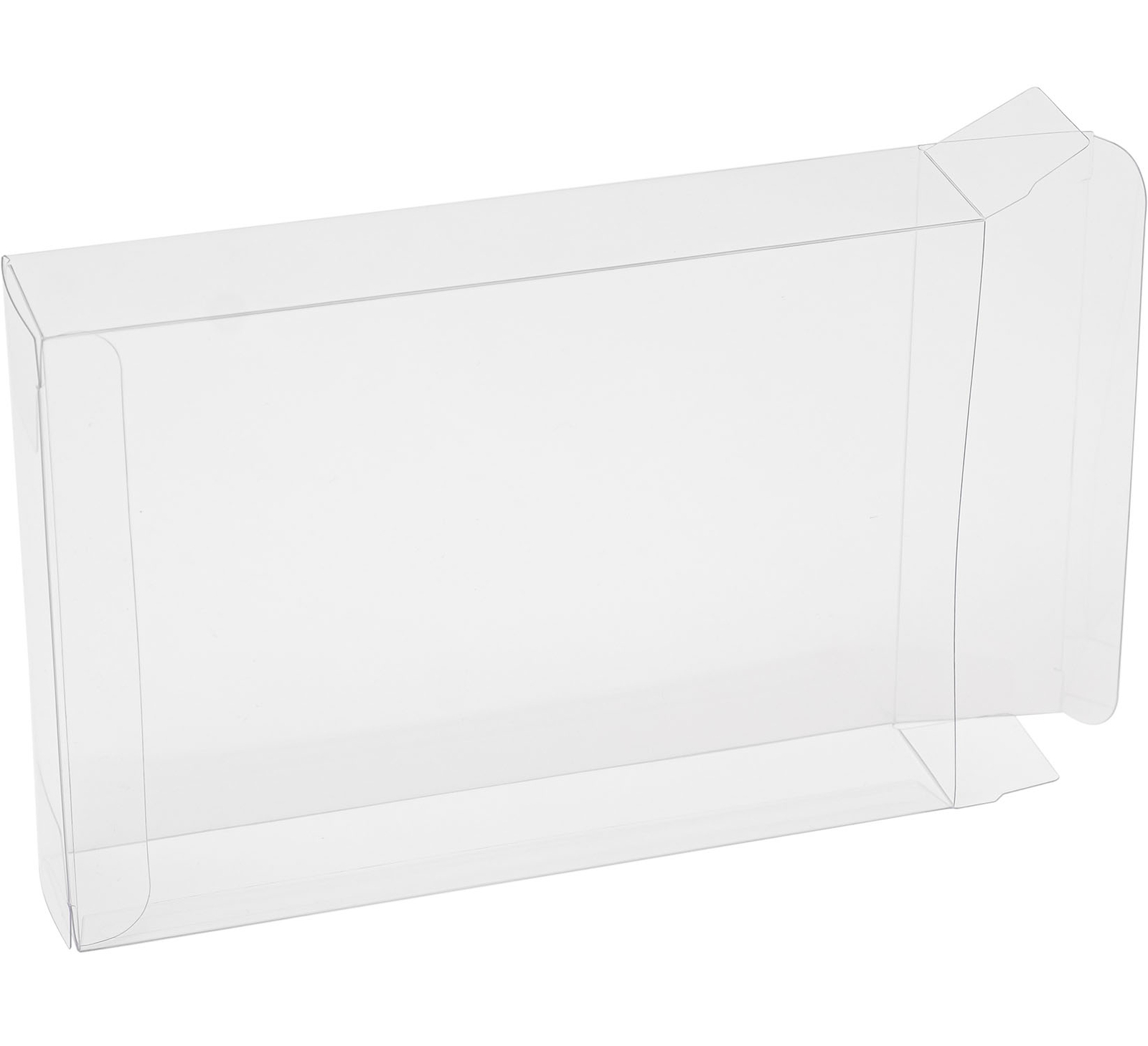 N64 Super Nintendo SNES Game Box Protector Case Clear Plastic Thick Sleeve