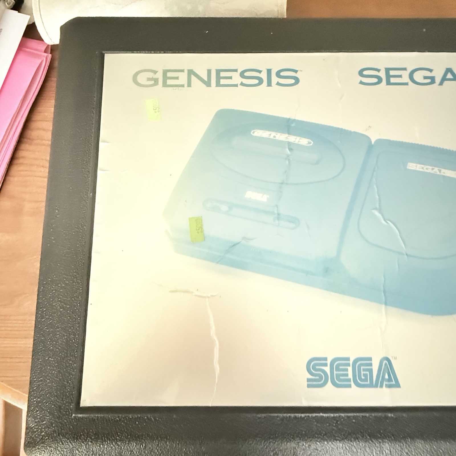 Sega CD And Genesis 2 Dual Console With Controllers Cords Rental Case Very RARE
