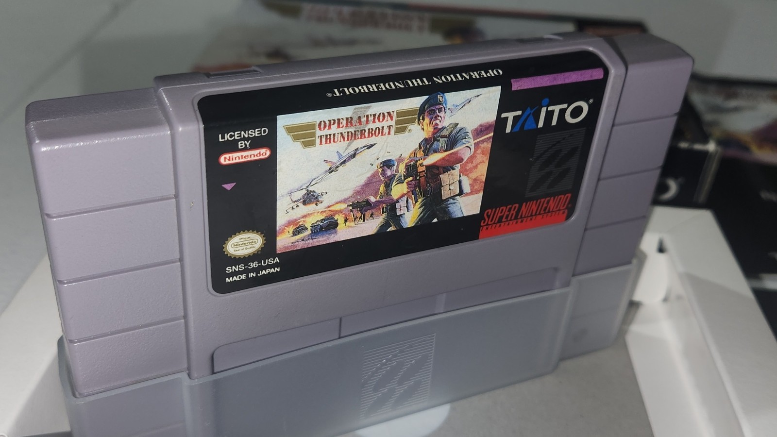 Operation Thunderbolt Super Nintendo SNES CIB