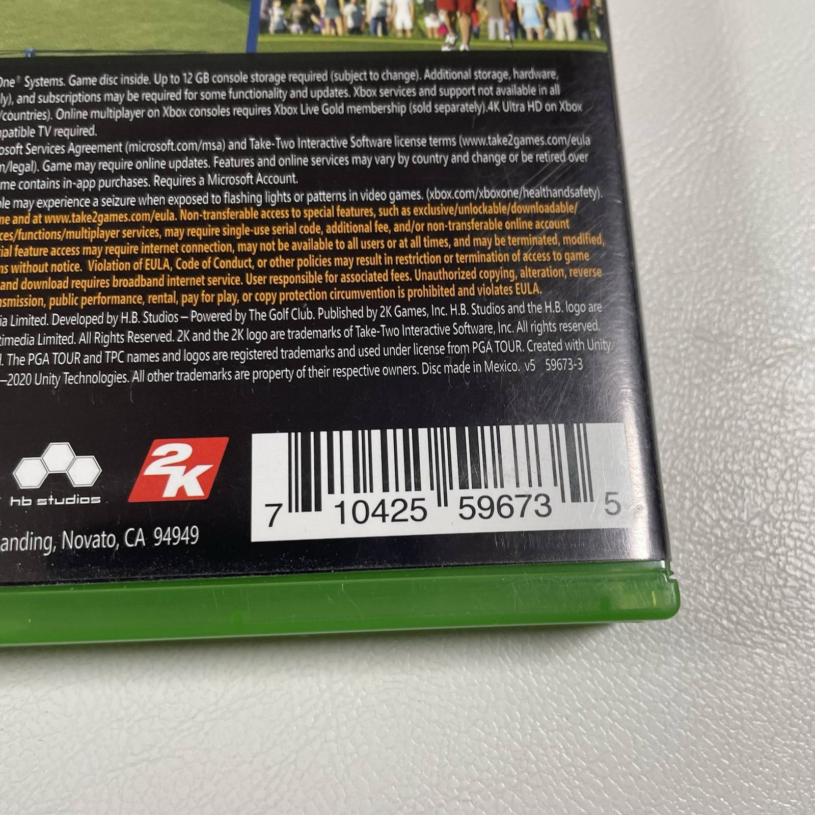 Xbox One PGA Tour 2K21 Golf Video Game New 2020 Microsoft Justin Thomas