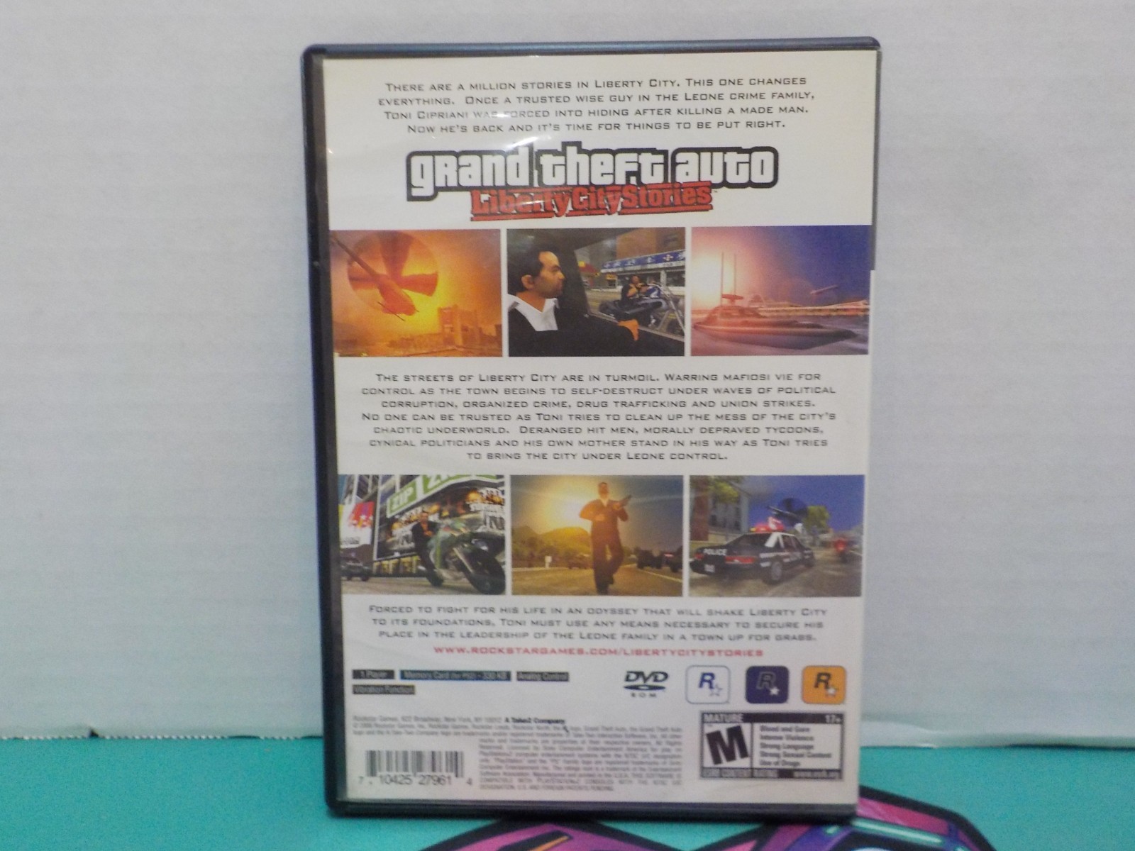 N A1001 Grand Theft Auto Liberty City Stories (Sony PlayStation 2, PS2) CIB