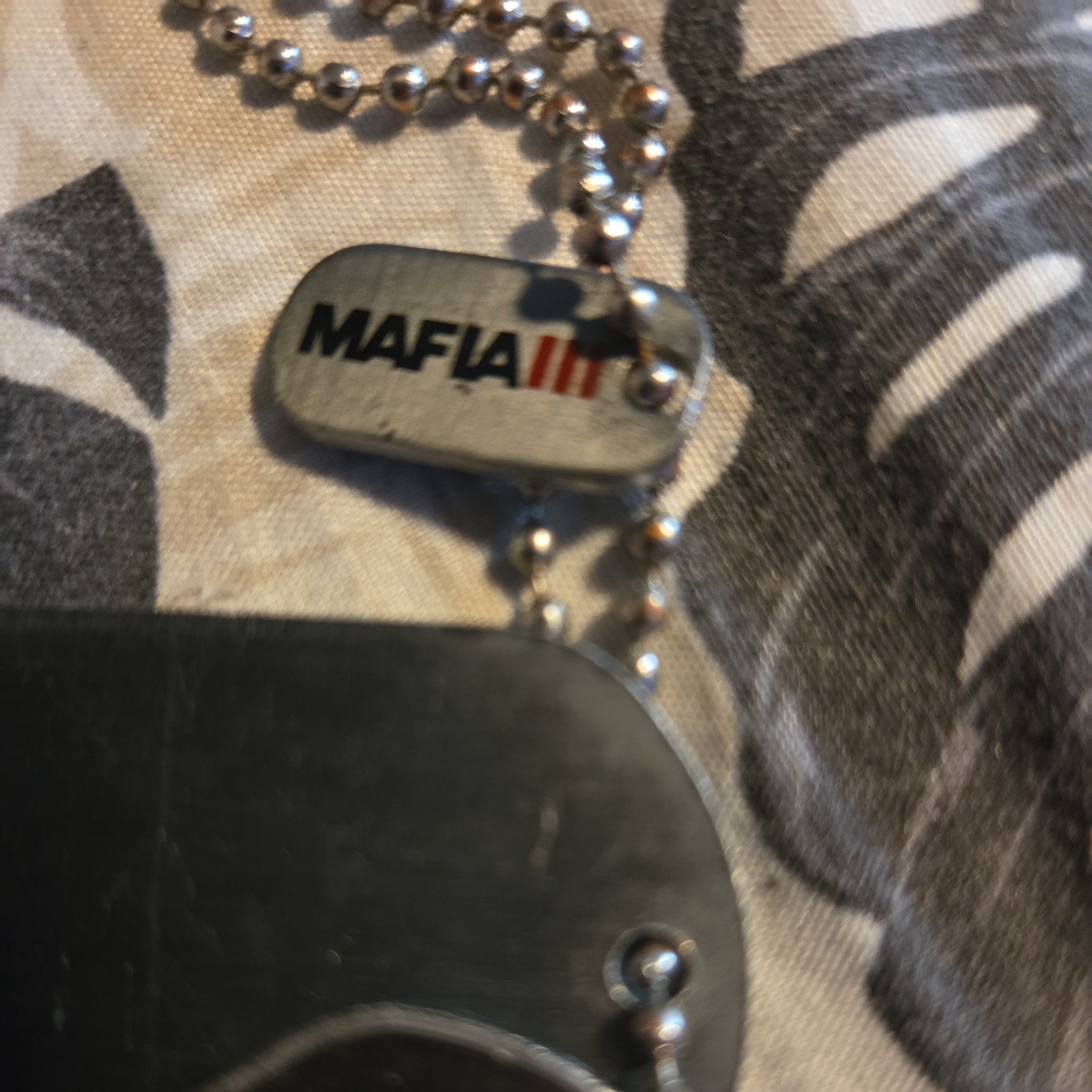 Mafia 3 III Lincoln Clay J Rare Promo Dog Tags Necklace PS4 Xbox One Collectible