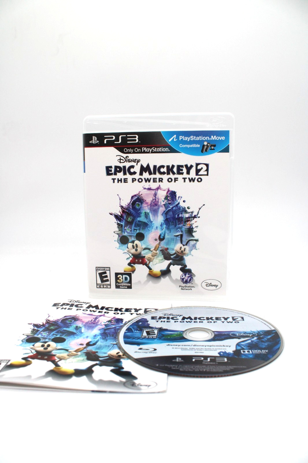 Refurbished PS3 Disney Epic Mickey 2 The Power of Two Complete CIB Excellent