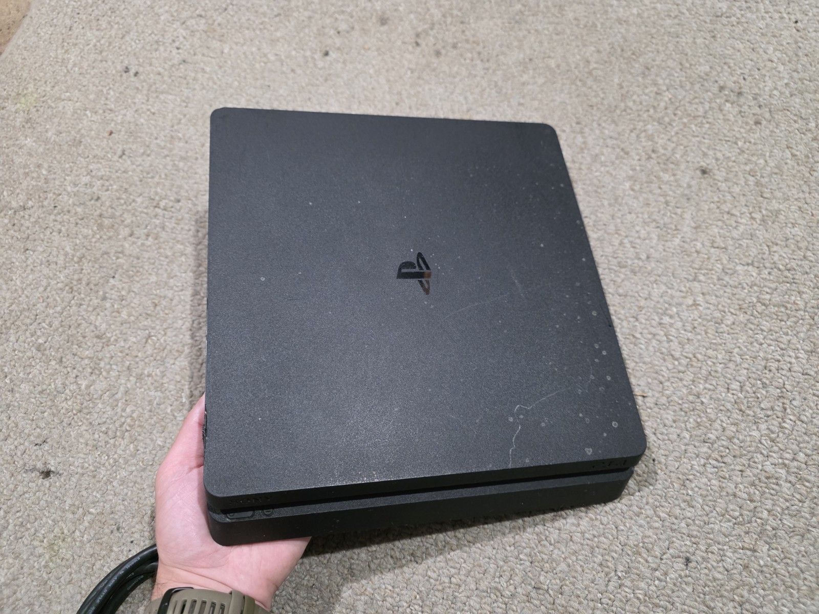 SONY PS4 SLIM 500GB CONSOLE CUH-2015A W/ 1 CONTROLLER & CABLES