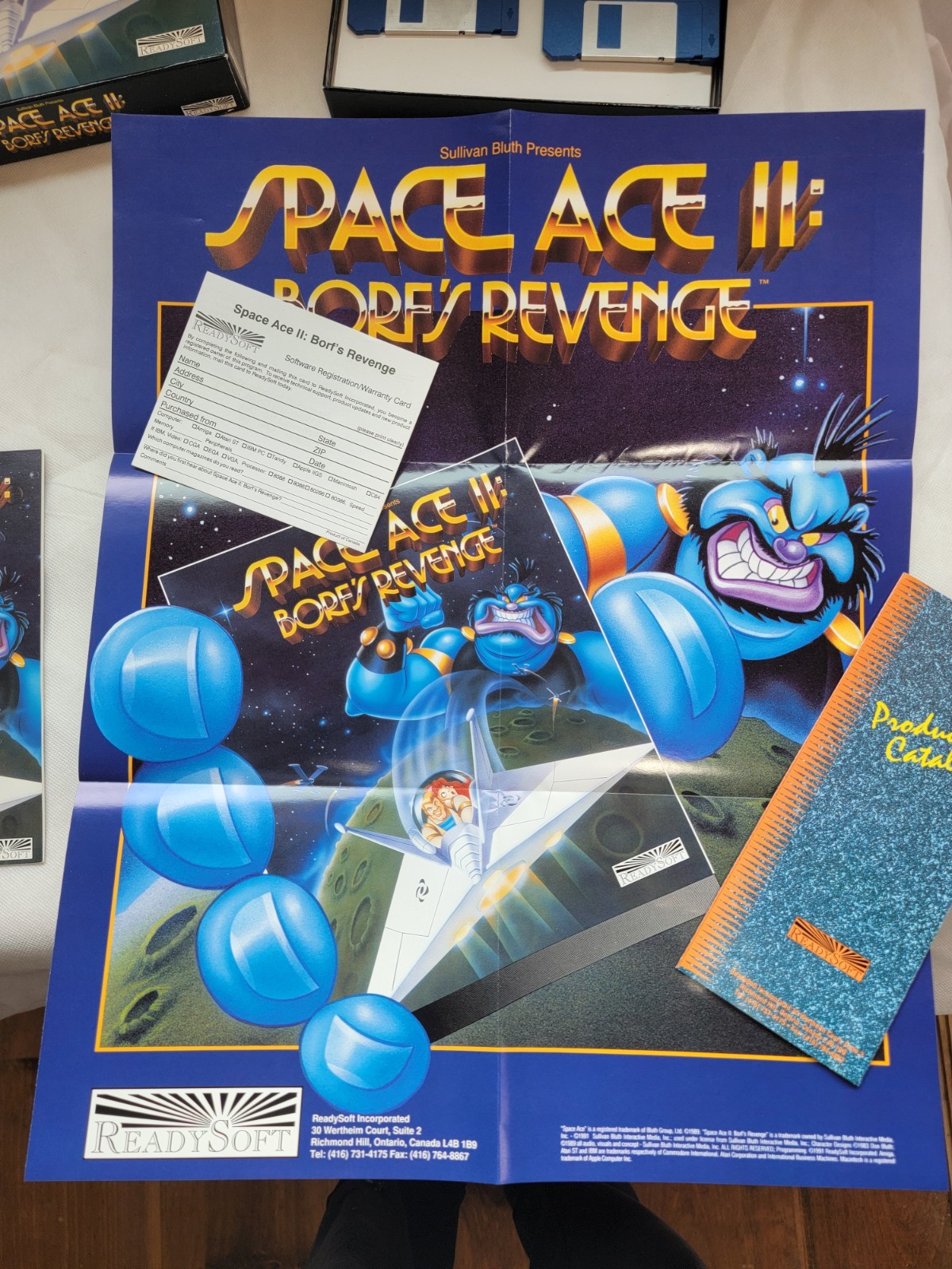 Commodore Amiga Space Ace II: Borf’s Revenge – Excellent Condition – Tested