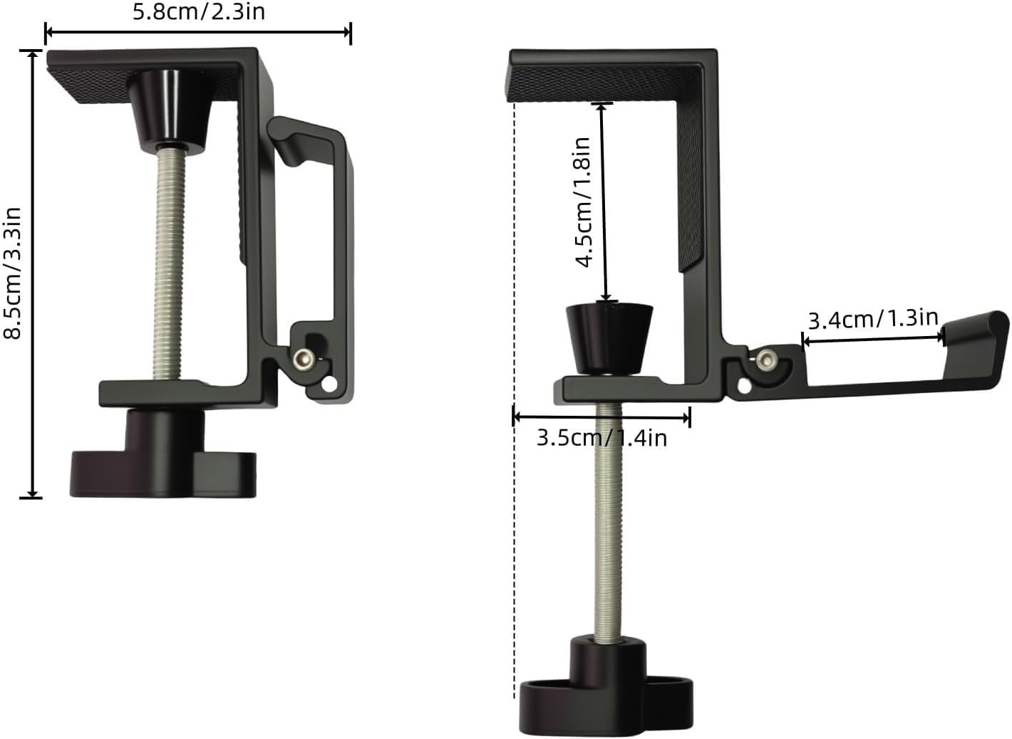 Headphone Stand for Desk, Aluminum Alloy Foldable Headphone Holder Headset S…