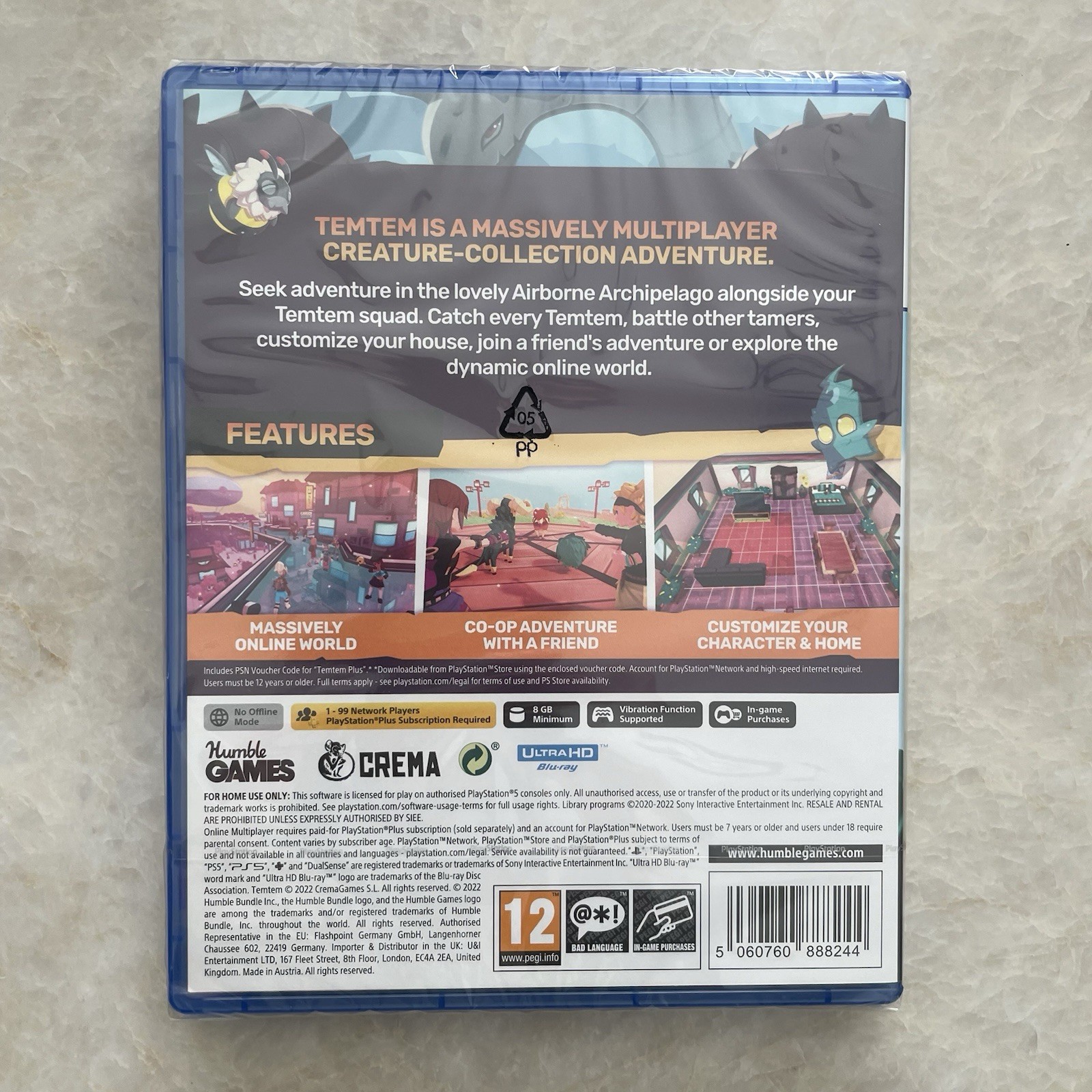 Temtem PS5 / Sony PlayStation 5 New Sealed