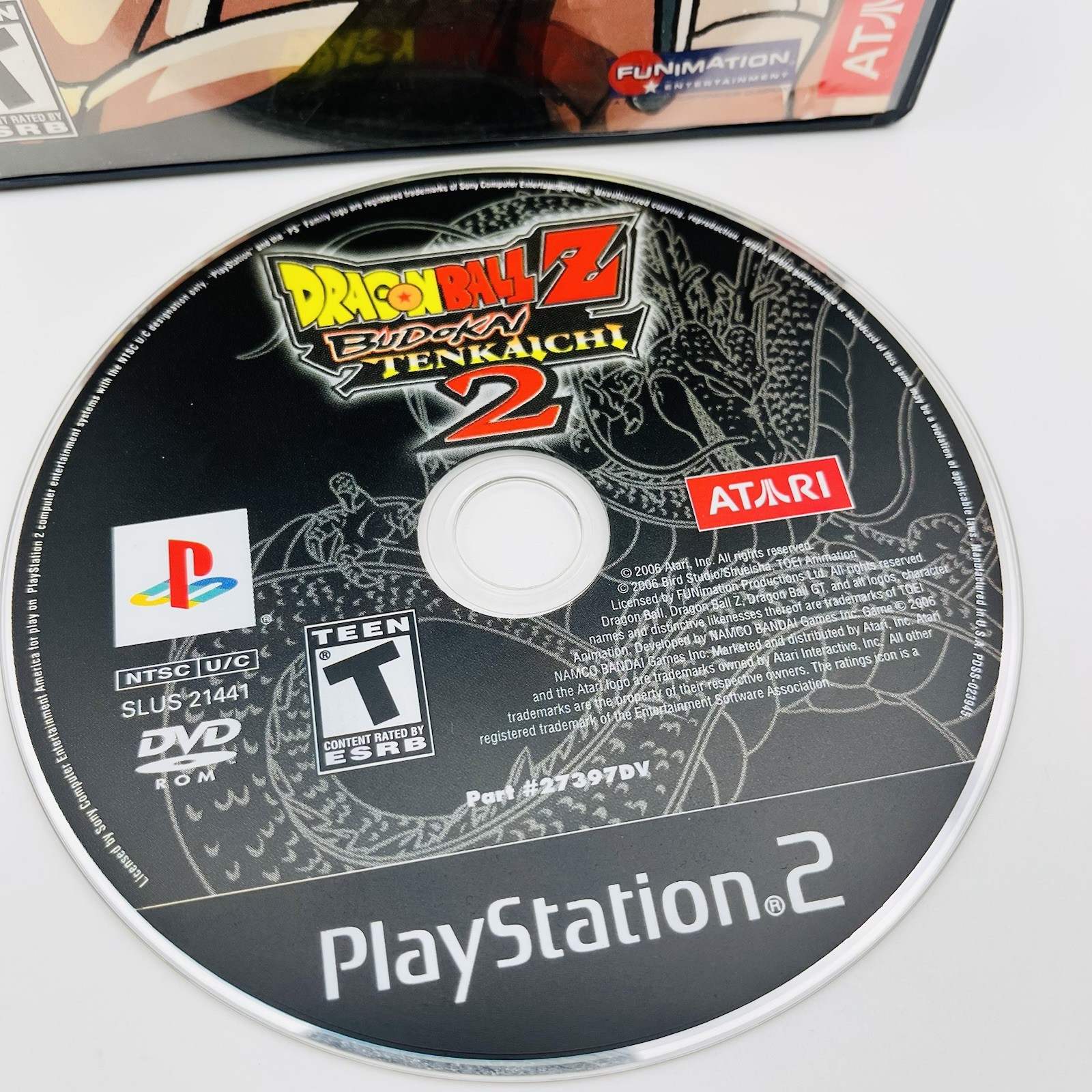 Dragon Ball Z: Budokai Tenkaichi 2 (Sony PlayStation 2 PS2) Disc & Case – Tested