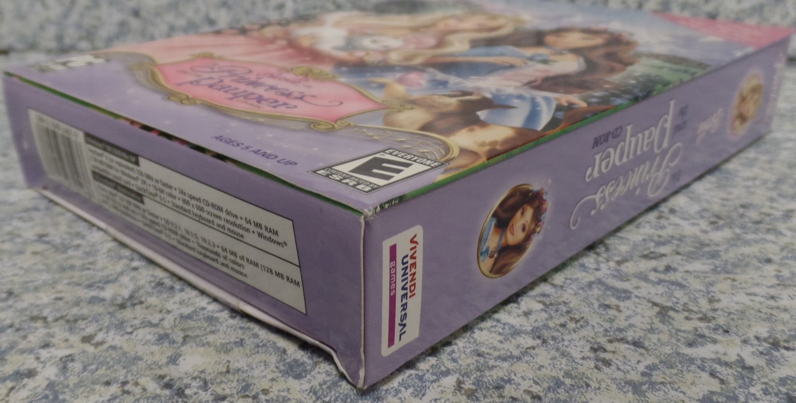 Video Game PC Barbie As The Princess And The Pauper #5 NEW see pics
