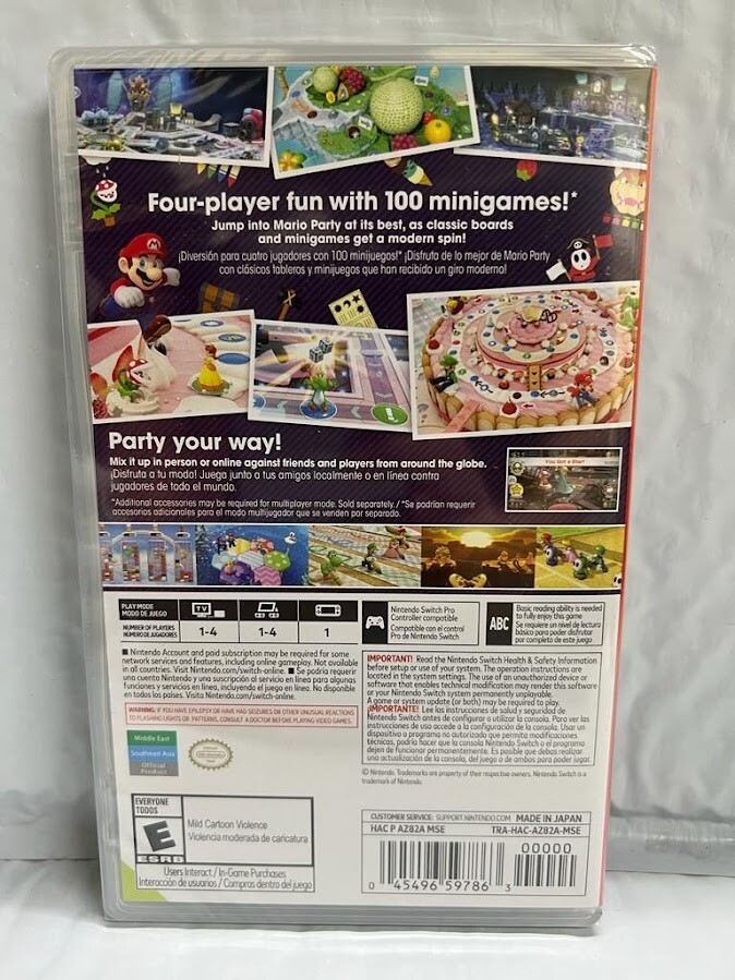 Mario Party Superstars Switch Brand New Game (2021 Party)