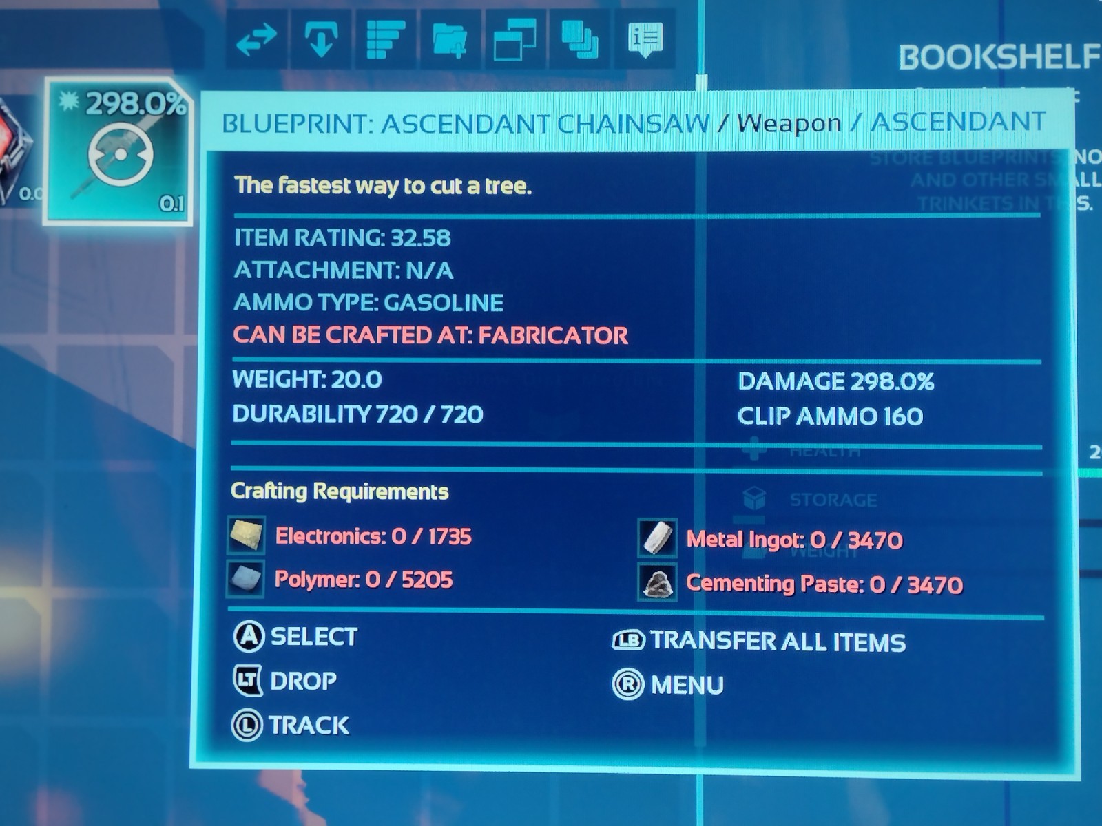 Ark Ascended Asc Chainsaw Blueprint