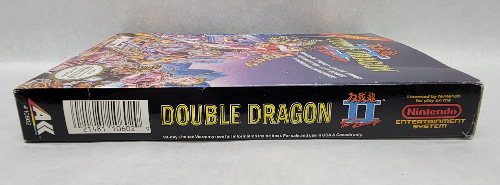 DOUBLE DRAGON II The Revenge – Nintendo NES – Game, Box, Sleeve, Poster & Foam