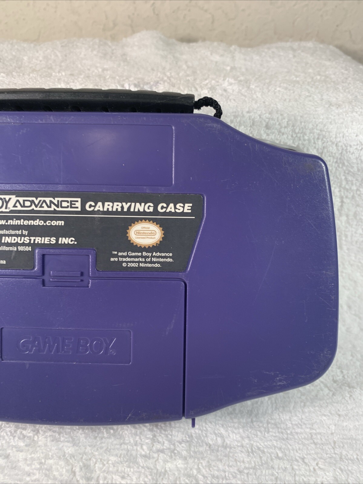 RARE Game Boy Advance Hard Shell Carrying Case 2002 ALS – Indigo Purple Readinfo