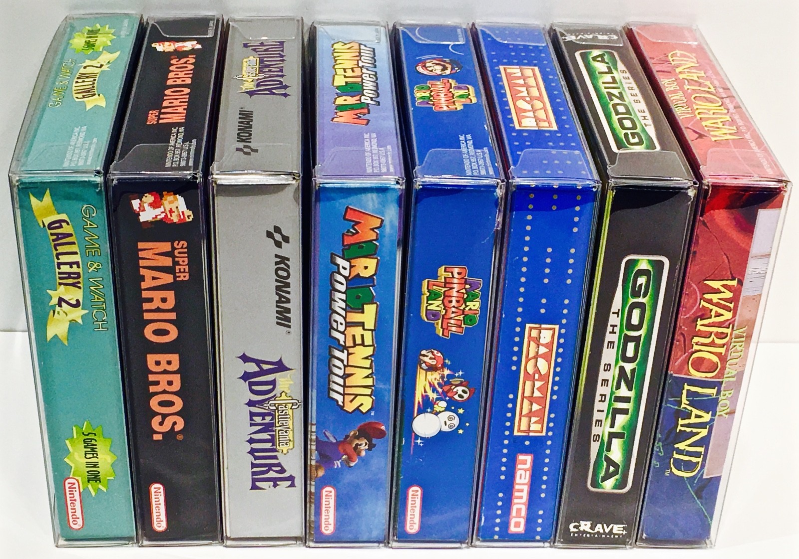 5 Box Protectors For GAME BOY / VIRTUAL / COLOR / ADVANCE Nintendo Cases CIB