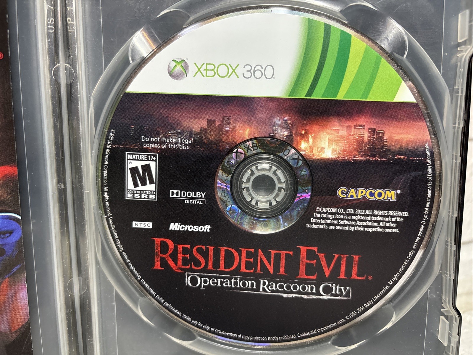 Resident Evil Operation Raccoon City Special Edition Microsoft Xbox 360 Complete