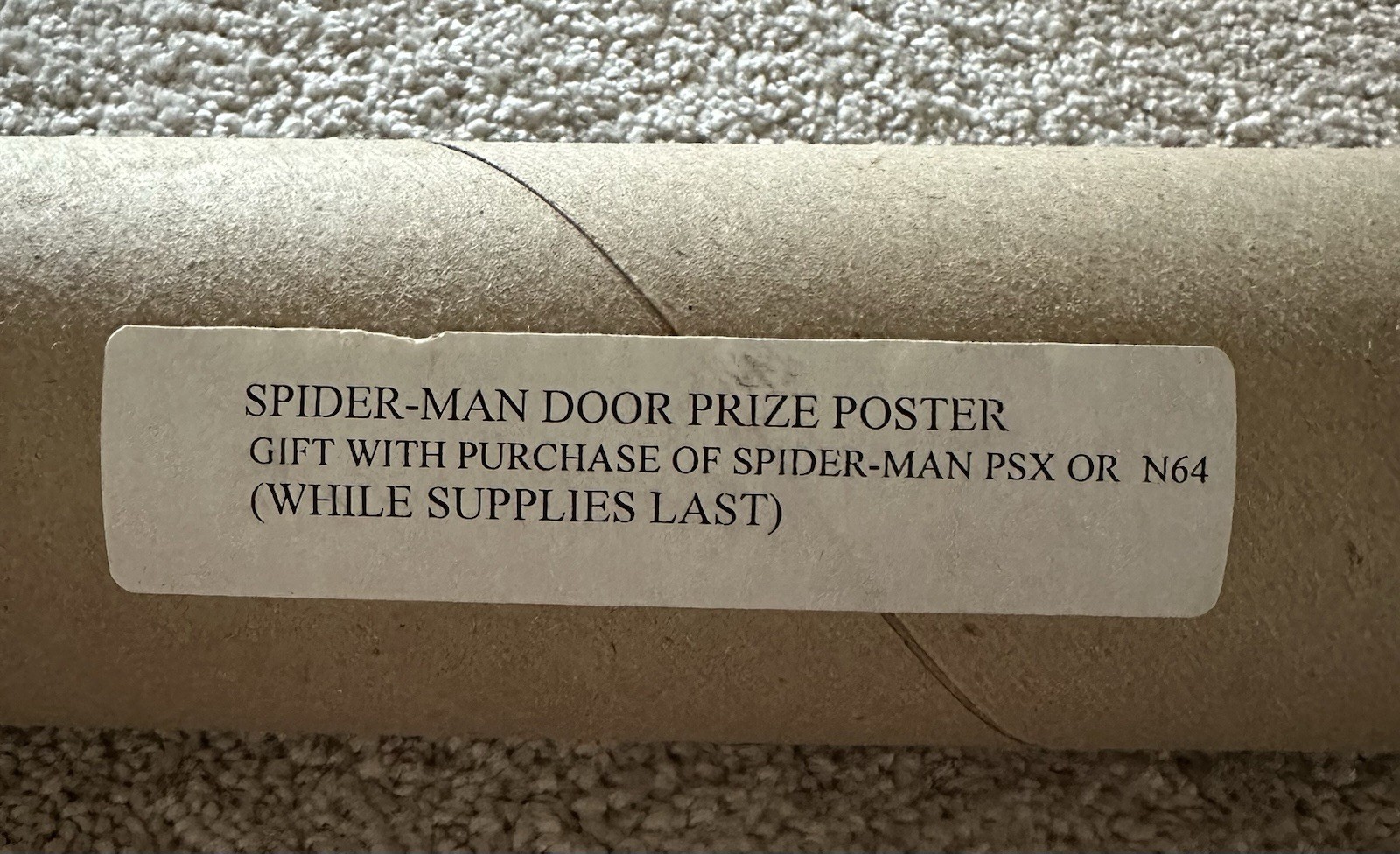 Spider-Man Video Game Poster Sony PlayStation Nintendo 64 2000 Marvel 72×24 #2