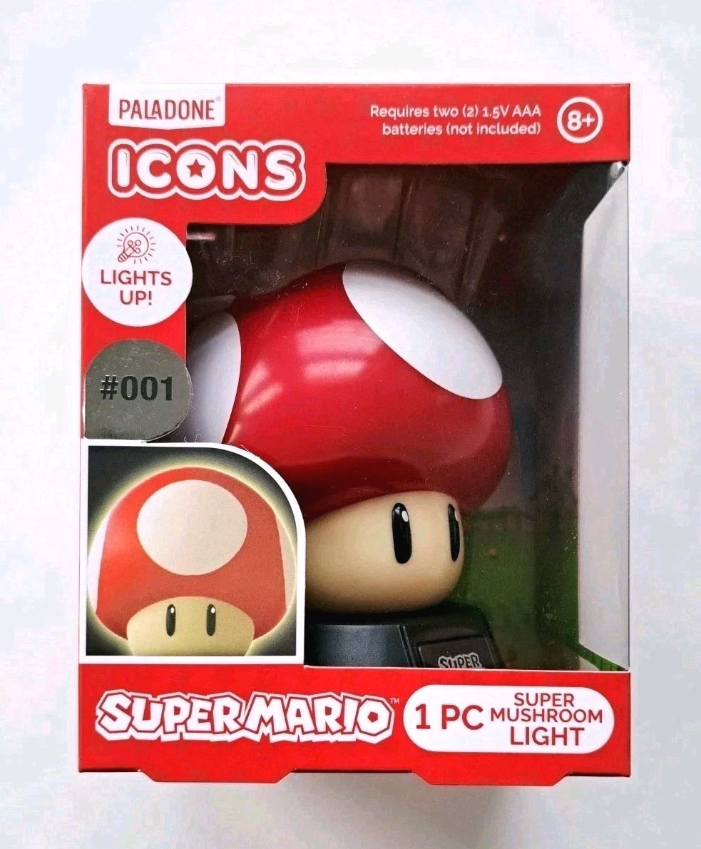 Paladone Icons: Super Nintendo Set Of 4 Super Mario lights Sealed NIB 2018 RARE*