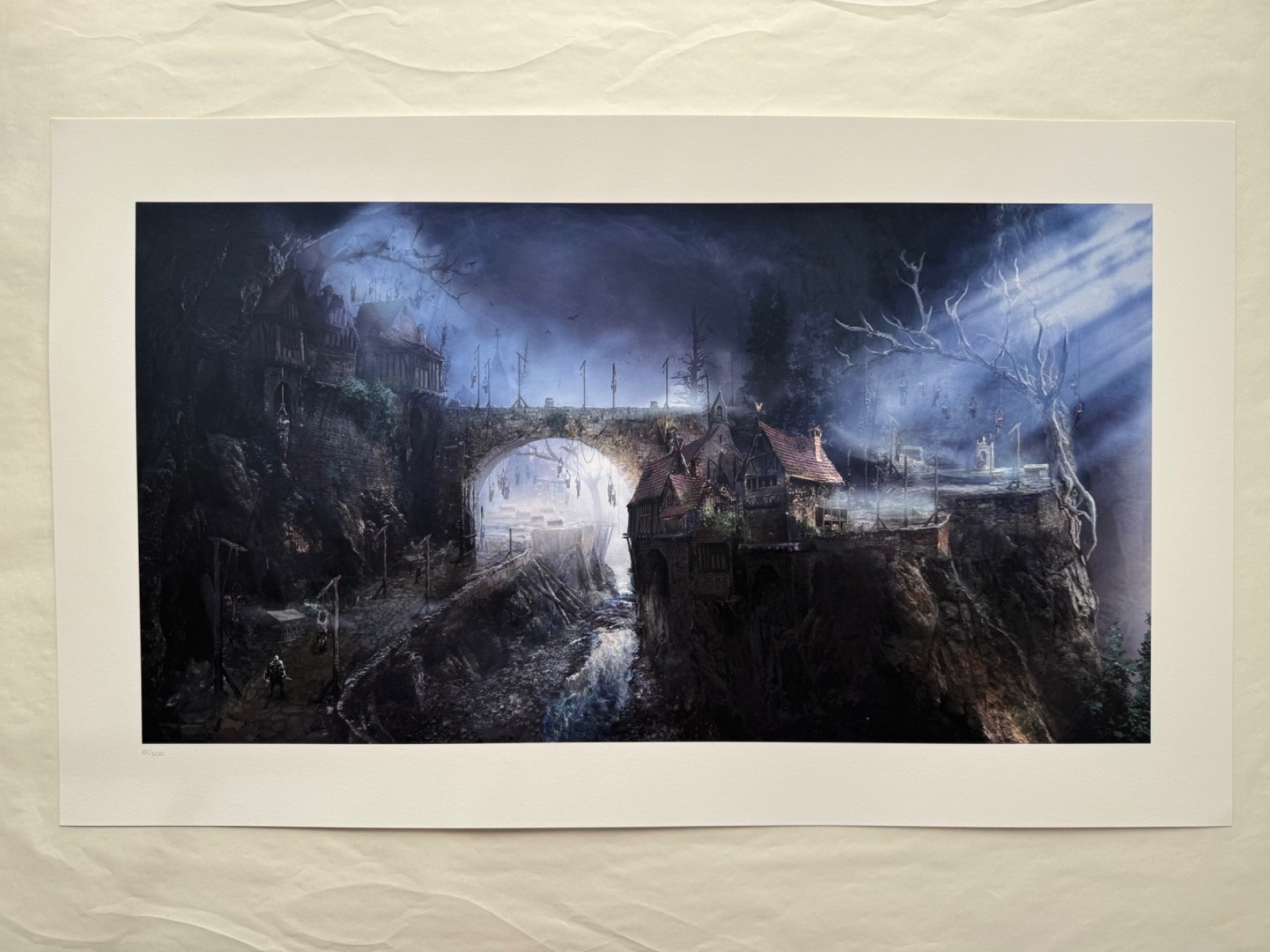 Village of the Albinaurics | Elden Ring Cook and Becker Giclee Art Print 1/200