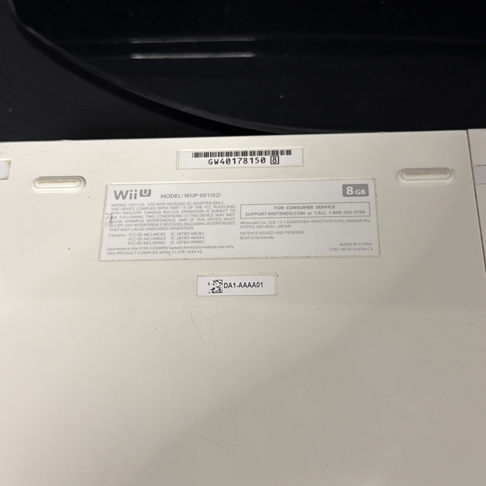 Nintendo Wii U 8GB Handheld System – White