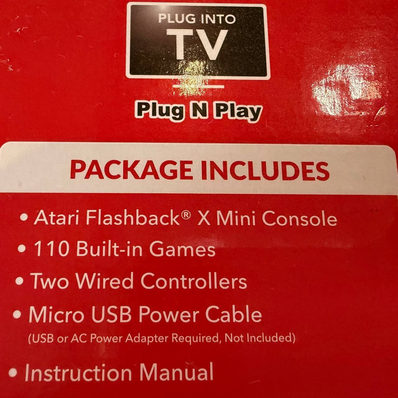 Atari Flashback X HDMI Console with 110 Built-in Games with 2 Joysticks – Tested