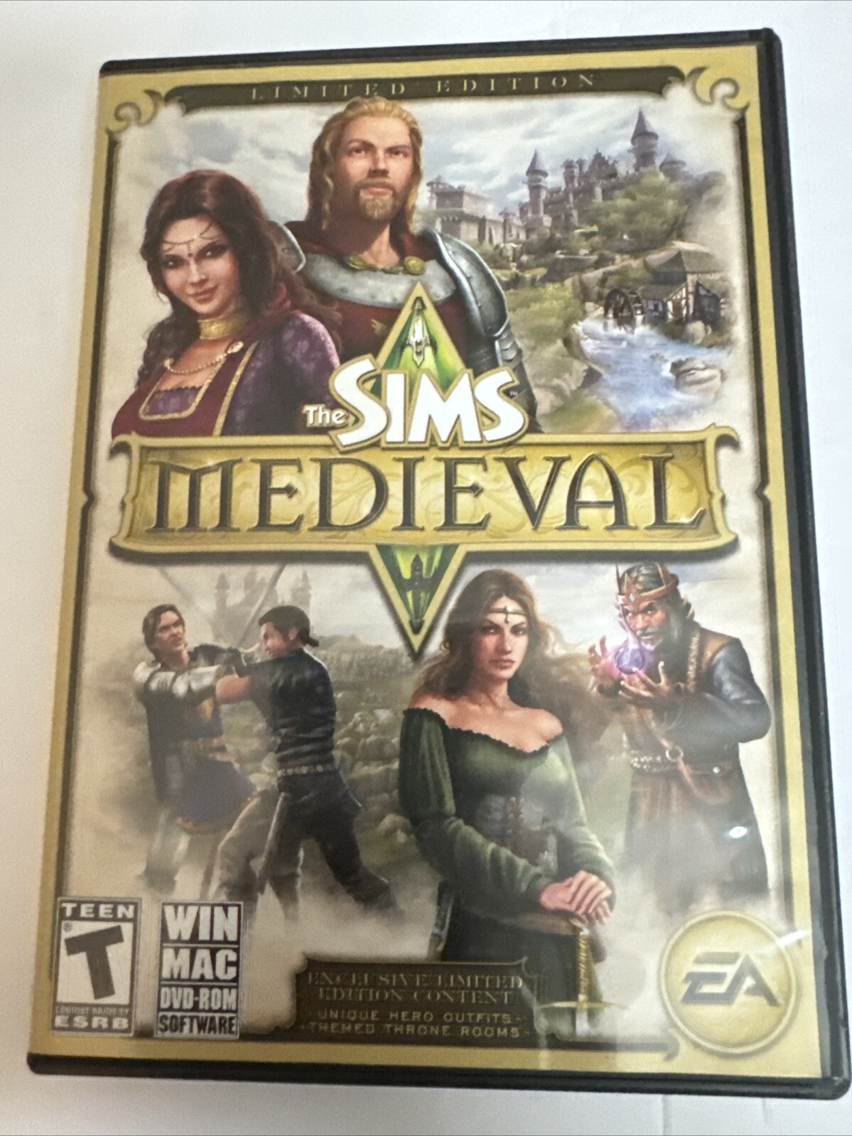 Sims Medieval Limited Edition (Windows/Mac DVD-Rom, 2011) with Manual
