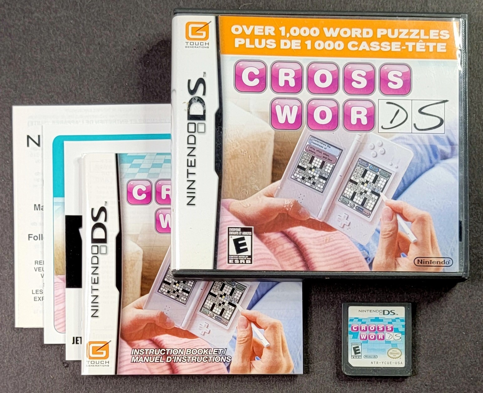 Crosswords DS (Nintendo DS, 2008) CIB