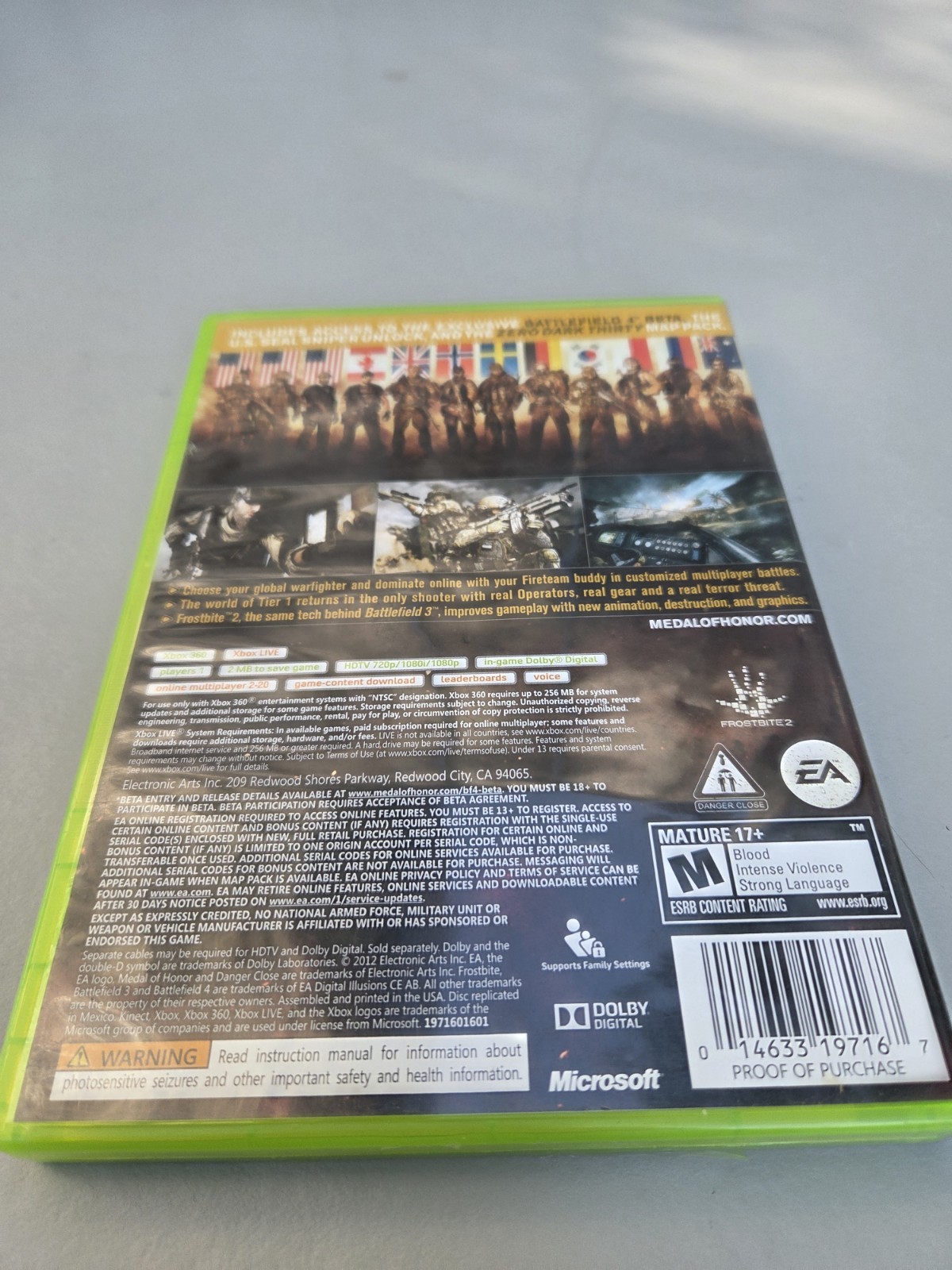 Medal of Honor Warfighter – Limited Edition – Xbox 360 EA Games