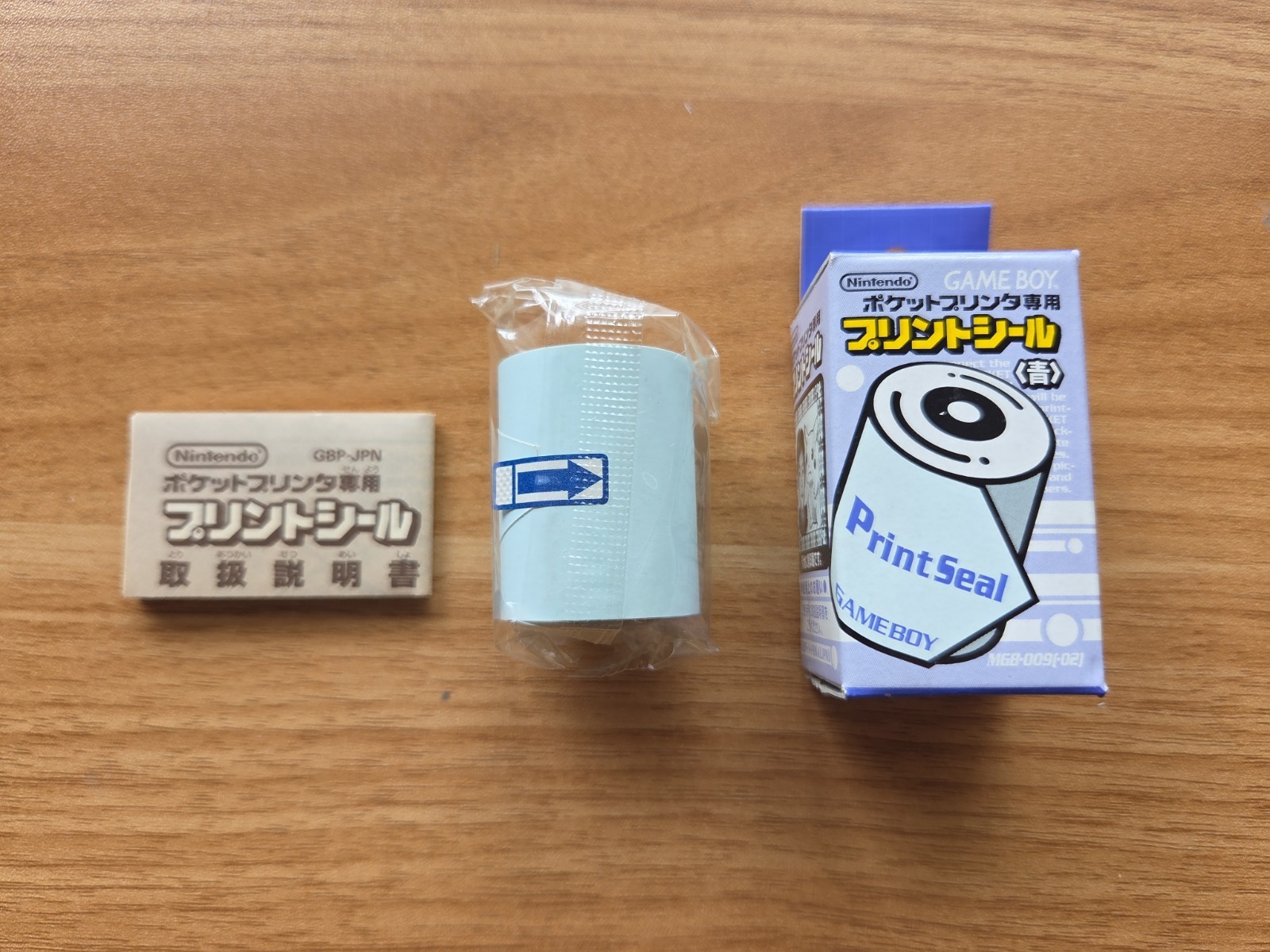 Nintendo Game Boy Pocket Printer Print Seal Blue GameBoy MGB-007 Japan Sticker